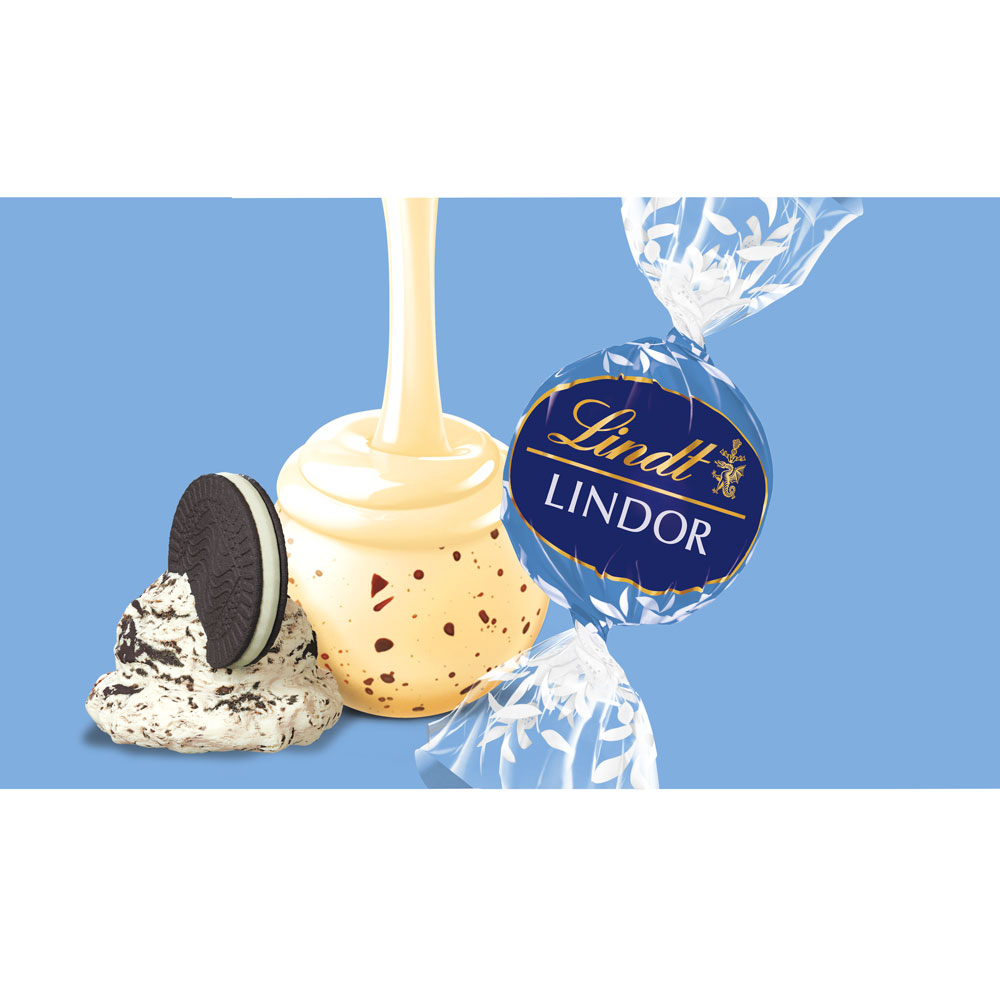 リンツ（Lindt） リンドール クッキー＆クリーム 3個入 : リンツ