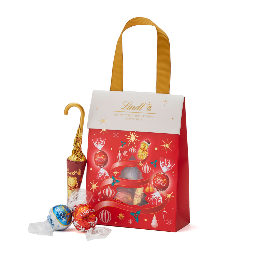 リンツ（Lindt） リンドールバッグ 6個入 レッド XM25 : リンツ