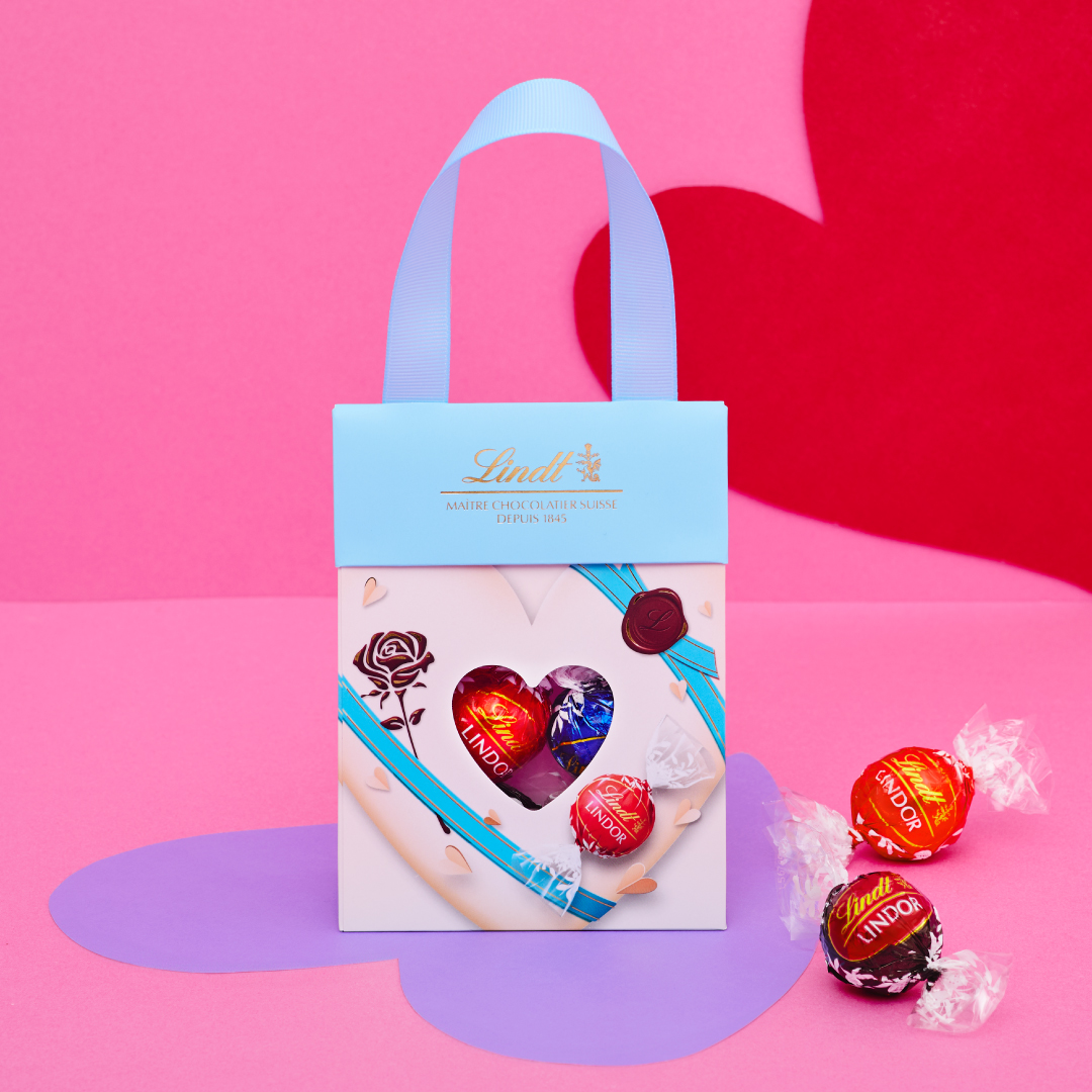 リンツ（Lindt） チョコレート リンドールバッグ 4個入 バレンタイン