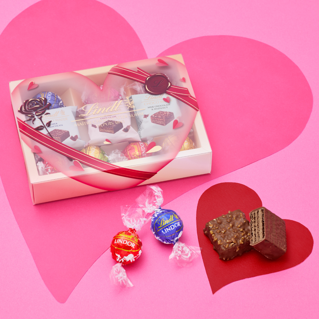 リンツ（Lindt） チョコレート チョコウェイファー & リンドールギフト