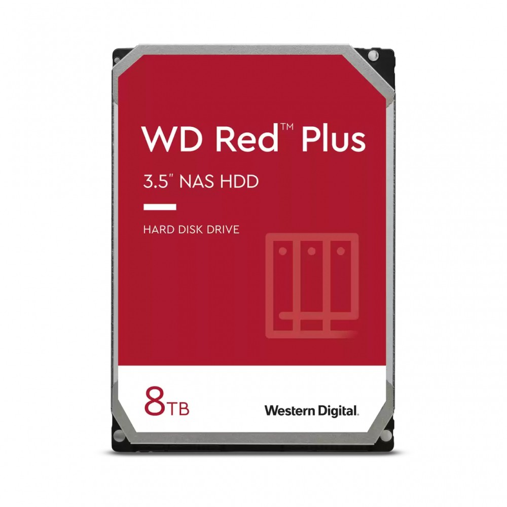 WESTERN DIGITAL WD Red Plus SATA 6Gb/s 128MB 8TB 5640rpm 3.5inch CMR