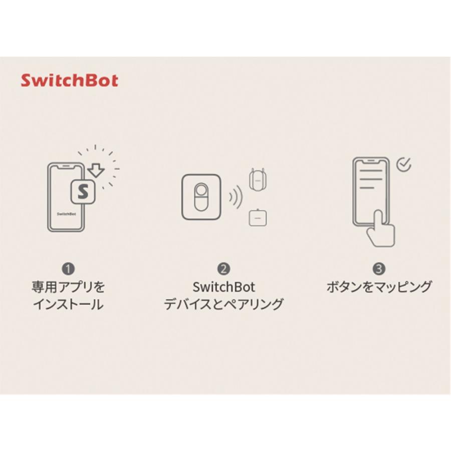 何でも揃う SwitchBot リモートボタン 便利 スマートホーム スマートリモコン リモコン 家電コントロール Bluetooth 5.0 小型  簡単操作 ワンタッチ 壁付け スイッチボット スマホ 汎用 家電 iphone 操作 アレクサ 手元 スマホなし