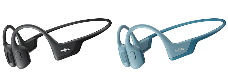Shokz (旧Aftershokz) 骨伝導 イヤホン ワイヤレス OpenRun Pro ブルー