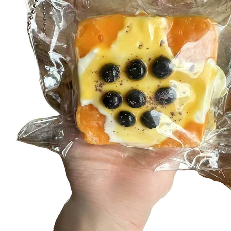 ぷにぷに フルーツケーキ クリームケーキ 高弾力 スクイーズケーキおもちゃ 水感スクイーズ 柔らか手触り トースト かわいい 低反発 泥感 ストレス |  | 01