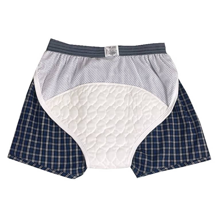 尿漏れパンツ パンツ 便漏れパンツ ゆったり メンズ 軽失禁 洗濯可 吸水ショーツ 安心パンツ 背面大型パッド 目立たない 失禁パンツ 中失禁 尿漏れ |  | 01