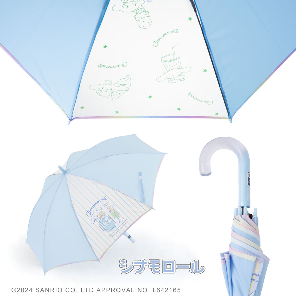 Sanrio Characters サンリオキャラクターズ グッズ １コマ透明 アンブレラ キッズ 子供用 55cm 雨傘 | sanrio | 03