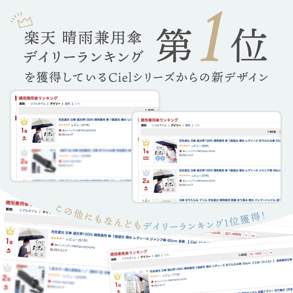 完全遮光 折りたたみ 日傘 ペプラムフリル 折りたたみ傘
