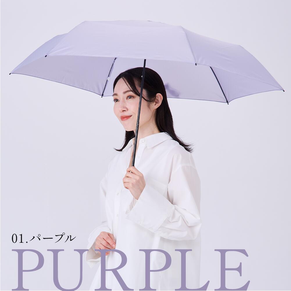 軽量 折りたたみ雨傘 50cm レディース アンブレラ 折りたたみ 雨傘 55cm 軽い 傘 折り畳み傘 無地 シンプル カラフル グラスファイバー骨 軽量生地 | ブランド登録なし | 01