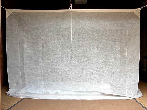 蚊帳 本麻 8畳用キナリ : リネンショップリネンハウス - 通販