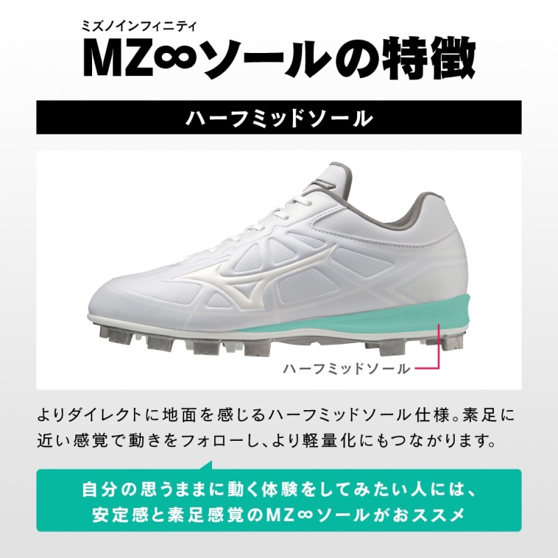 MIZUNO 【P革取り付け不可】ミズノ 野球 ポイントスパイク