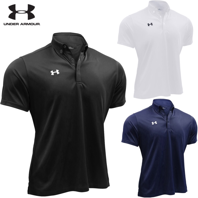 アンダーアーマー ポロシャツ ボタンダウン UA TEAM ARMOUR POLO BUTTON DOWN 1342582