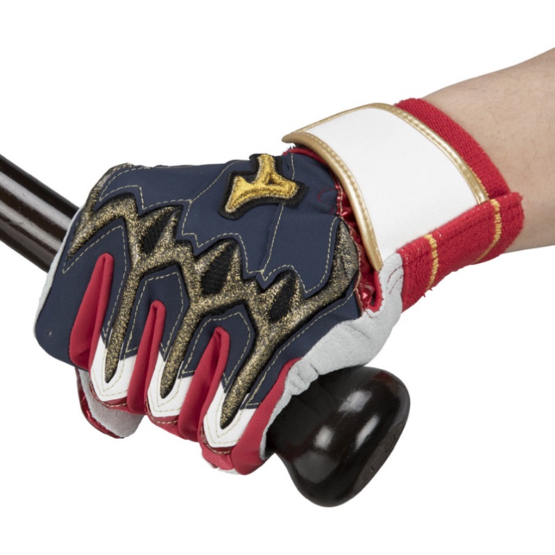 25cmのみ ミズノプロ 野球 バッティンググローブ 手袋 シリコンパワーアークLI 勝色コレクション 両手用 限定モデル 1EJEA51129｜liner｜04