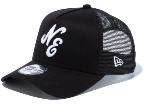NEWERA 9FORTY ブラック デコキャップ 9FORTY A-Frame トラッカー ベーシック ブラック | ニューエラ