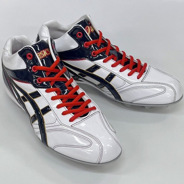 ASICS 【サイズ交換送料無料】ホワイト×ネイビー×レッド