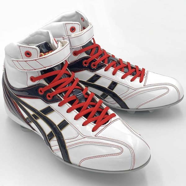 ASICS 【サイズ交換送料無料】ホワイト×ネイビー アシックス