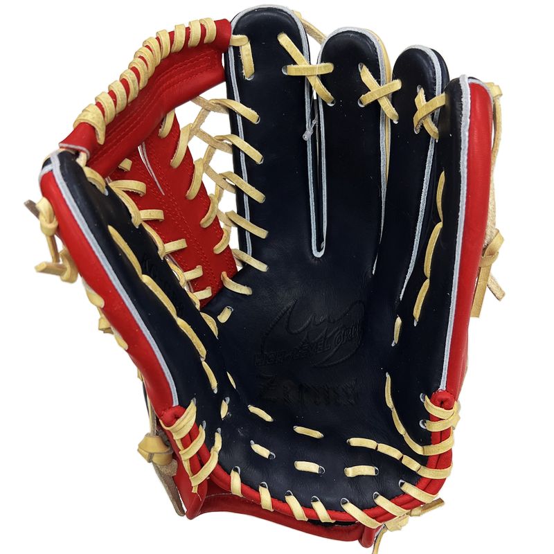 69.日本製限定品Zeems軟式グラブ Zeems ジームス 野球 軟式グラブ グローブ 外野手(中) 三方親 Wα