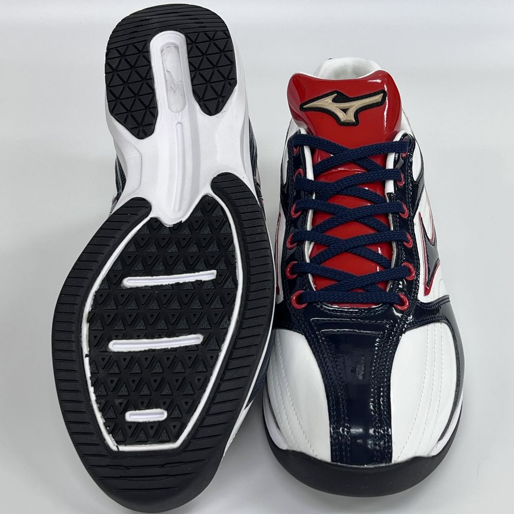 Mizuno 野球シューズ 黒/赤 未使用ミズノMIZUNO 28㎝ 黒赤 野球スパイク シューズ ポイント