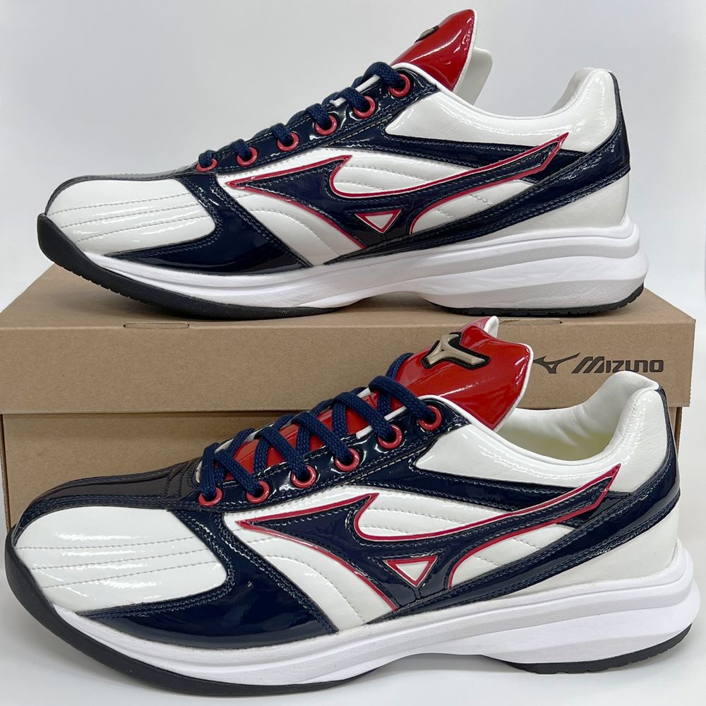 MIZUNO 【サイズ交換送料無料】ネイビー×レッド ミズノ 野球