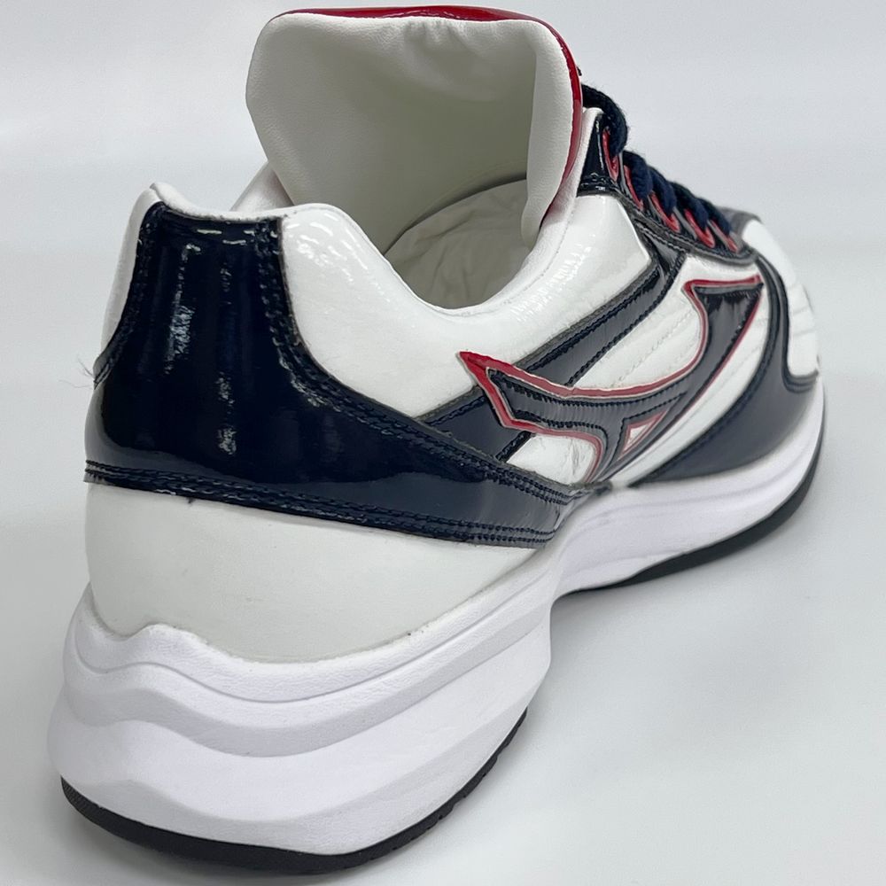 【サイズ交換送料無料】ネイビー×レッド ミズノ 野球 トレーニングシューズ 紐タイプ 幅広 3E ワイド アップシューズ トレシュー ヒモ LSSHS044 | MIZUNO | 08