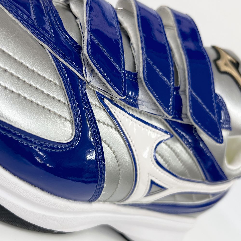 MIZUNO 26cmのみ シルバー×マリンブルー ミズノ 野球