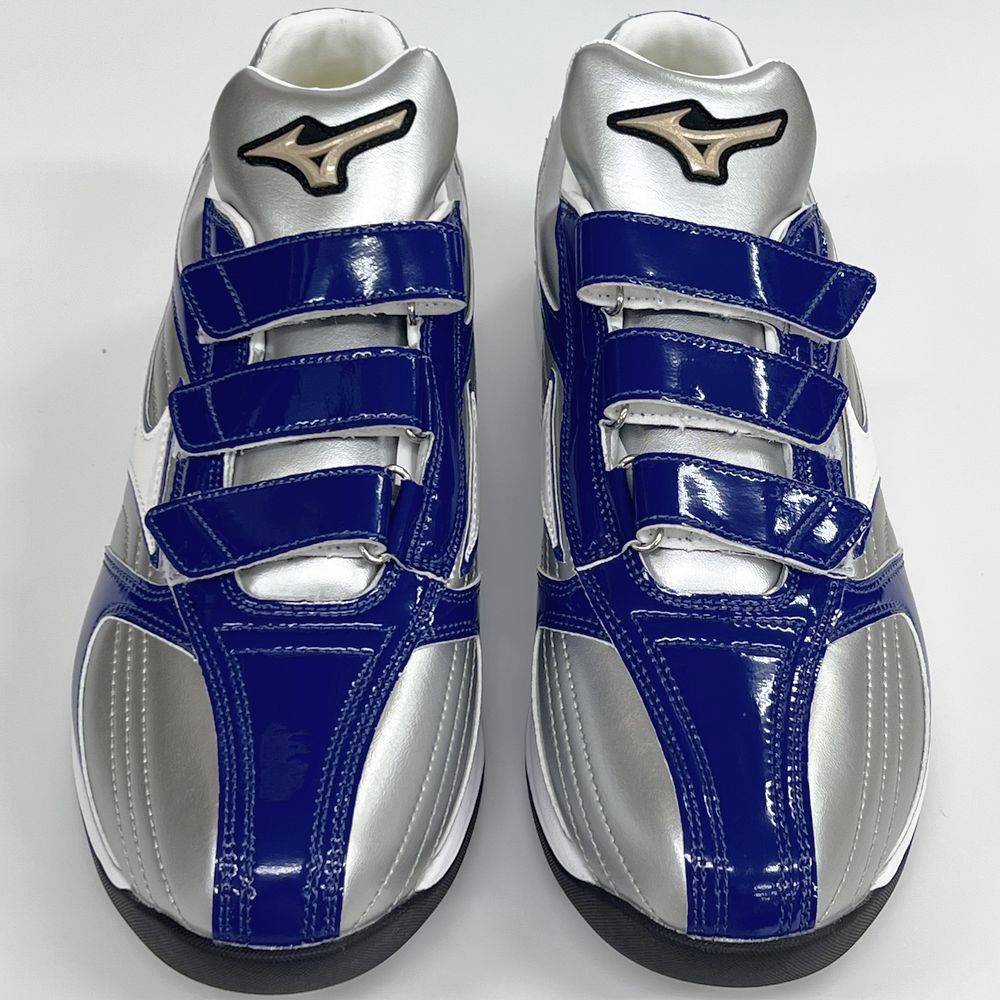 MIZUNO 26cmのみ シルバー×マリンブルー ミズノ 野球