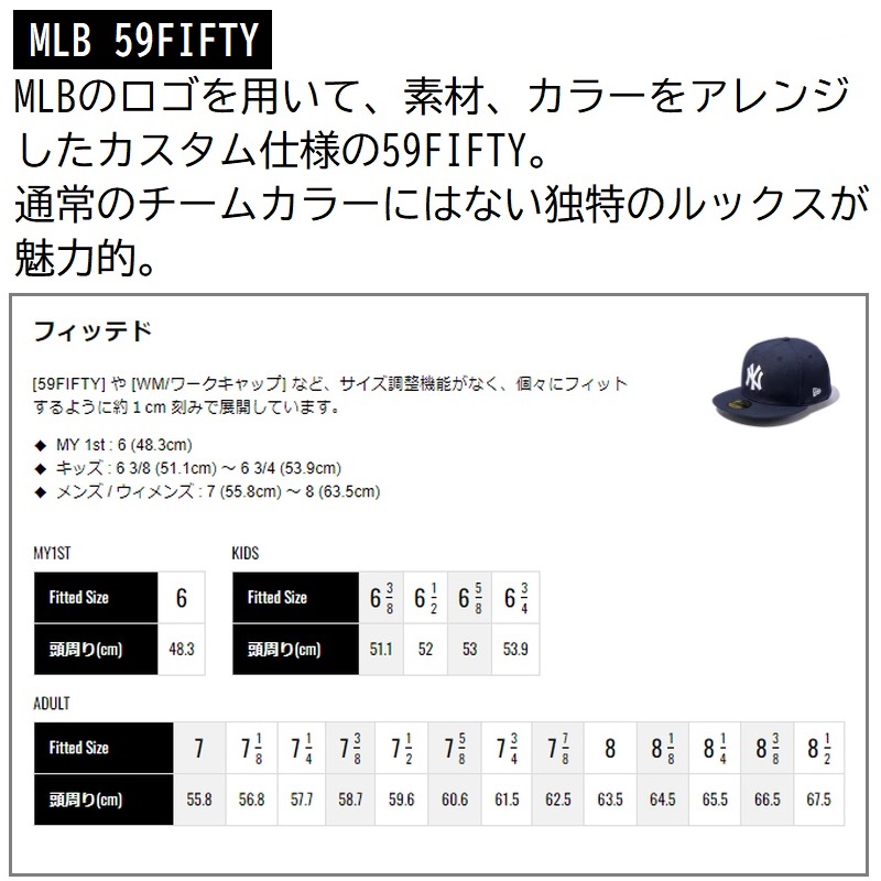 【サイズ交換送料無料】ニューエラ New Era ベースボールキャップ キャップ 帽子 MLB 59FIFTY MLB-59FIFTY｜liner｜08