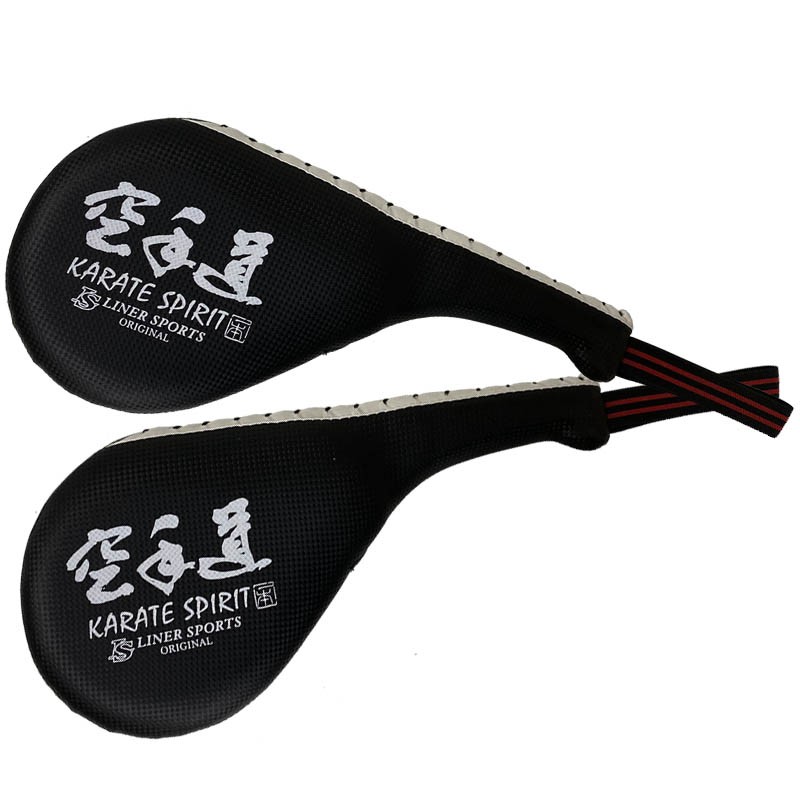 [左右2個セット] 空手道 ハンドミットダブル 1年保証 ライナースポーツオリジナル 空手 ターゲットミット キックミット LSALI007 set61 |  | 02