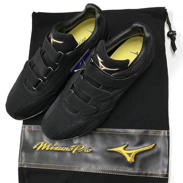MIZUNO 名前刺繍付き+マルチ袋 ミズプロ 野球 グラブ袋/シューズ