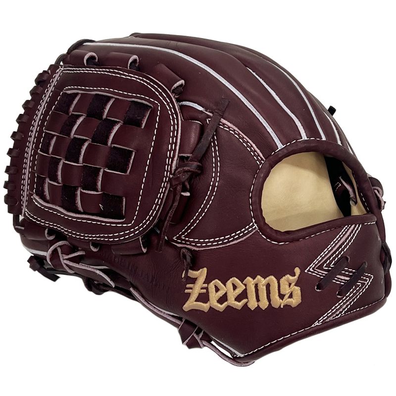 Zeems 左利き 左投げ用 ジームス 野球 軟式グラブ グローブ 三方