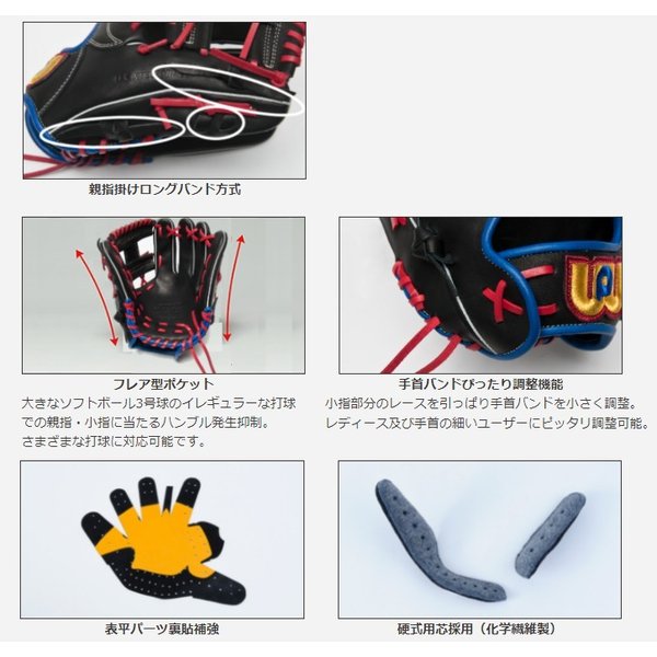ワールドペガサス 野球 軟式野球 ソフトボール 兼用 グラブ