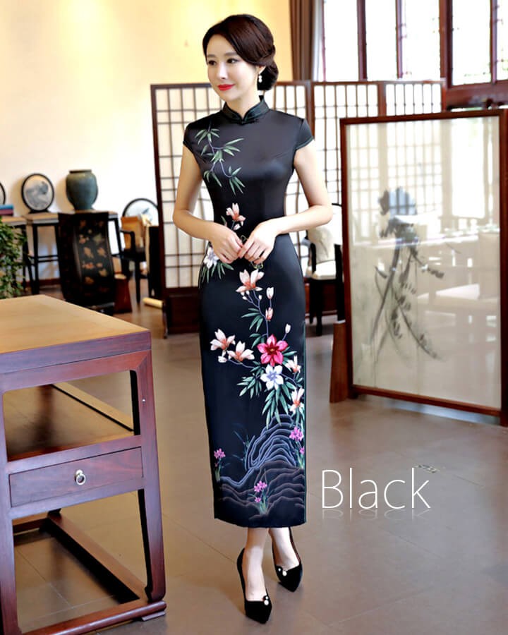 You Color チャイナドレス 結婚式 チャイナ服 フォーマル[M L