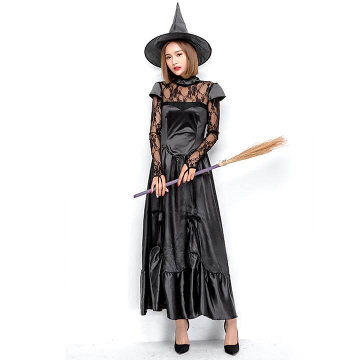 ハロウィン コスチューム 仮装 魔女 黒装束 パーティー コスプレ セット
