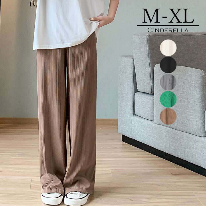 プリーツプリーズ激レア完売、横プリーツパンツ、サイズ5、春、夏、秋向き You Color パンツ プリーツパンツ レディース 婦人 春 秋 夏 冬