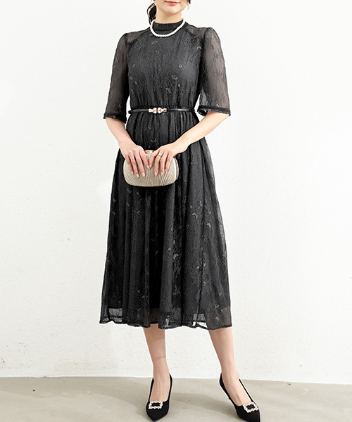 You Color ロングドレス パーティードレス バックリボン ドレス