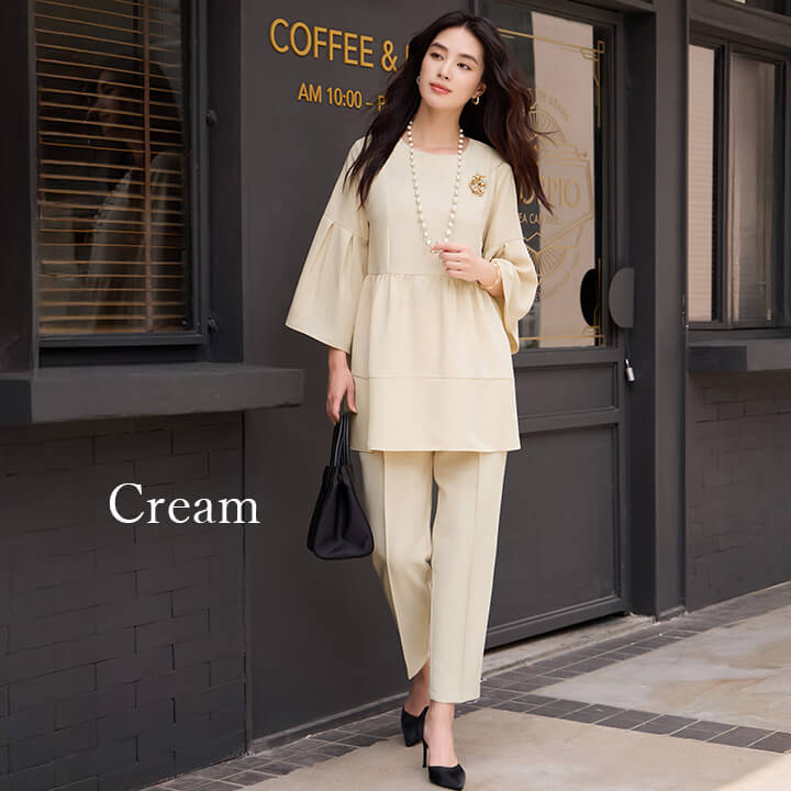 You Color パンツスーツ セットアップ パーティードレス レディース