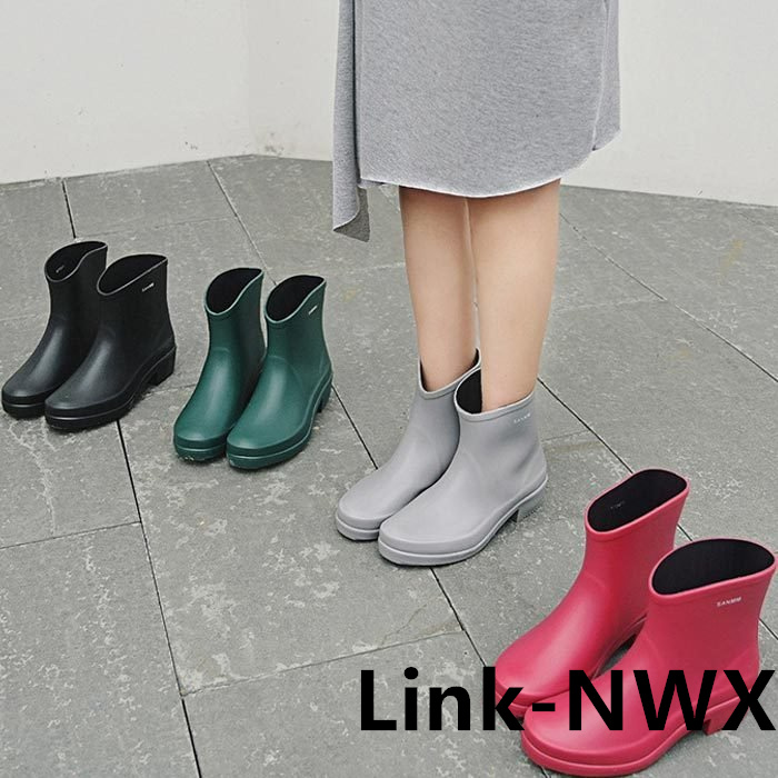 レインブーツ レディース おしゃれ レインシューズ ブーツ ショート 丈 防水 長靴 雨 雨靴 園芸 農作業 送料無料 Y9jlutt8oj Ajitdadapawarpoly Com