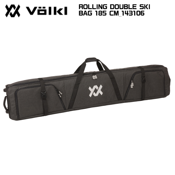 2024-25 VOLKL（フォルクル）ROLLING DOUBLE SKI BAG  185CM（ローリングダブルスキーバッグ）143106【2台入れスキーバッグ】【数量限定】