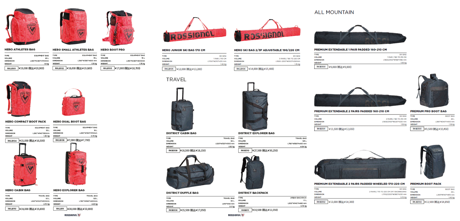 22-23 ROSSIGNOL（ロシニョール）【ケース/早期ご予約】 Premium Extendable 1Pair Padded 160-210（ プレミアム1ペア）RKIB300【1台入れスキーバッグ】 :rossignol-RKIB300:リンクファスト ヤフー店 - 通販 -  Yahoo!ショッピング