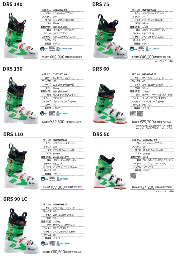 2022-23 DALBELLO（ダルベロ）DRS 110（ディーアールエス 110