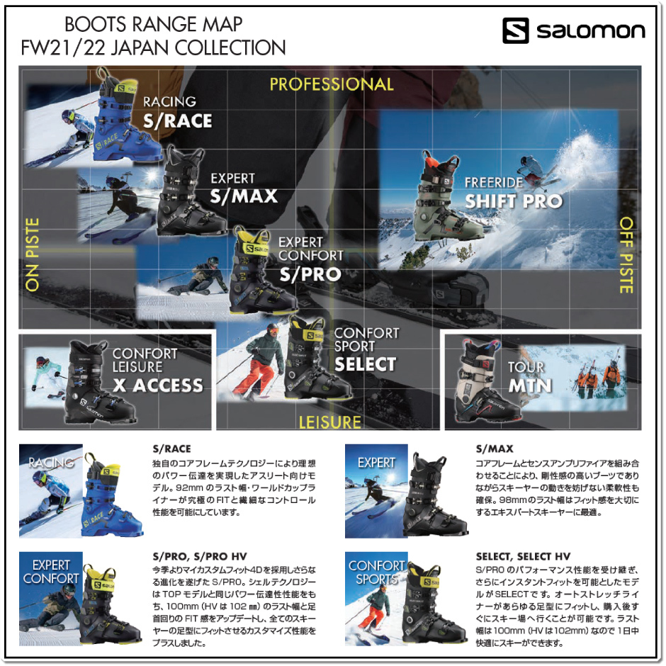 21-22 SALOMON（サロモン）【スキーブーツ/数量限定品】 S/MAX