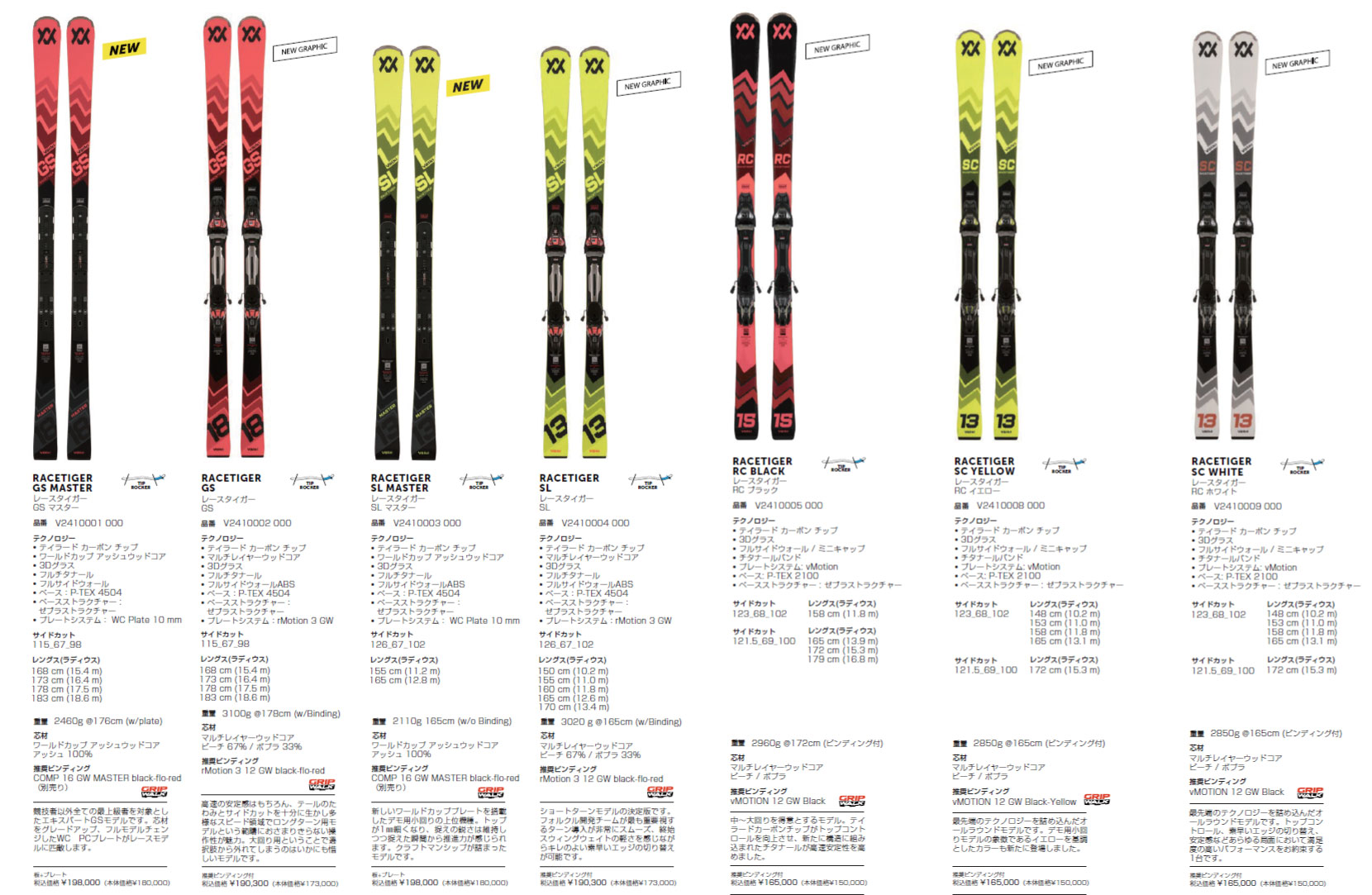 VOLKL 2024-25 VOLKL(フォルクル)RACETIGER RC BLACK + VOLKL 2024-25 VOLKL(フォルクル)RACETIGER RC BLACK +