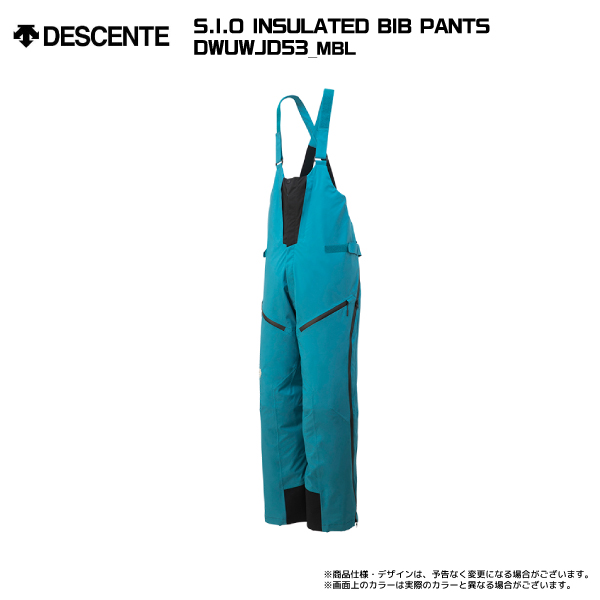 2023-24 DESCENTE（デサント）S.I.O INSULATED BIB PANTS / DWUWJD53【スキーパンツ/数量限定】