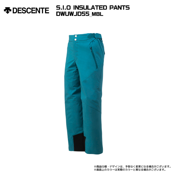 2023-24 DESCENTE（デサント）S.I.O INSULATED PANTS / DWUWJD55（無地）【スキーパンツ/数量限定】