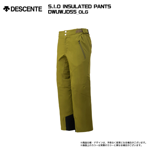 2023-24 DESCENTE（デサント）S.I.O INSULATED PANTS / DWUWJD55（無地）【スキーパンツ/数量限定】