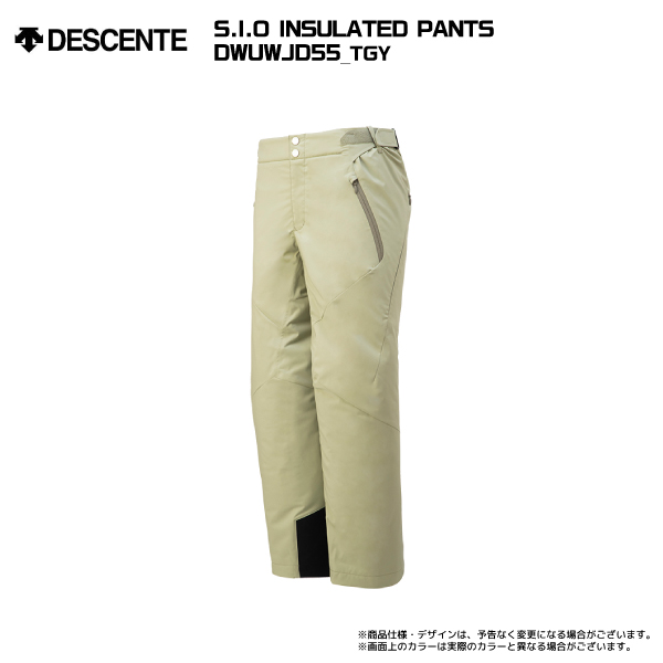 2023-24 DESCENTE（デサント）S.I.O INSULATED PANTS / DWUWJD55（無地）【スキーパンツ/数量限定】