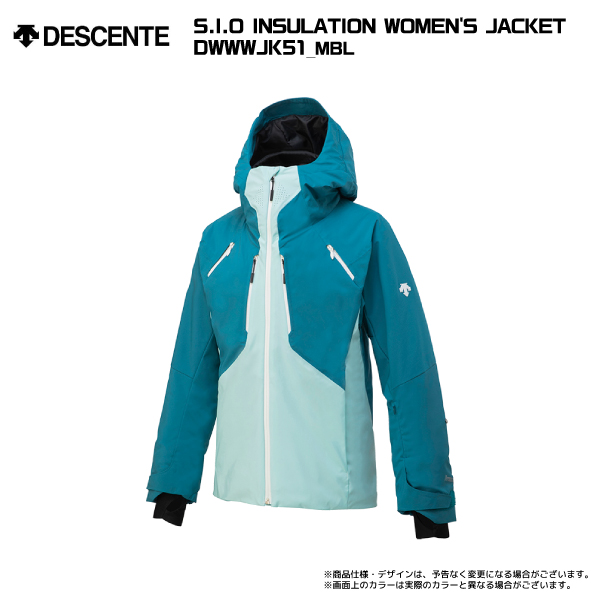 【注文期間7/3迄】23-24 DESCENTE（デサント）【ジャケット/早期予約】 S.I.O INSULATION WOMENS JACKET / DWWWJK51【12月納品/受注生産】