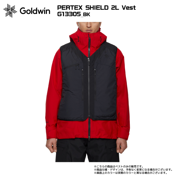 2023-24 GOLDWIN（ゴールドウィン）PERTEX SHIELD 2L Vest（パーテックスシールド  2レイヤーベスト）G13305【オーバーベスト】
