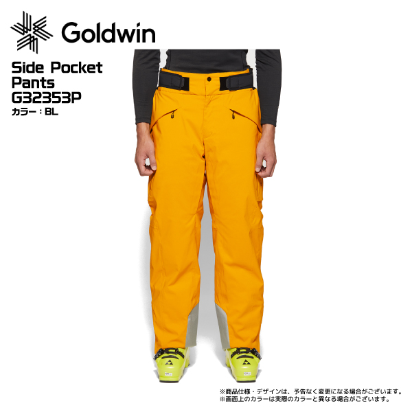 2022-23 GOLDWIN（ゴールドウィン）Side Pocket Pants（サイドポケットパンツ）/  G32353P【スキーパンツ】【在庫処分セール】