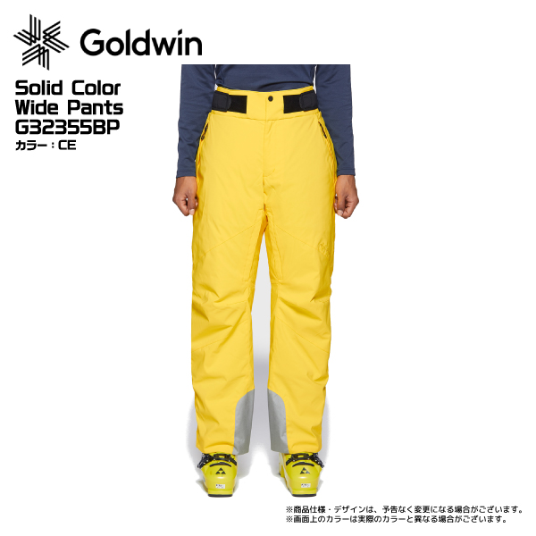 22-23 GOLDWIN（ゴールドウィン）【パンツ/早期ご予約】 Solid Color Wide Pants（スーパーカスタムサイズ）G32355BX【受注生産】｜linkfast｜07
