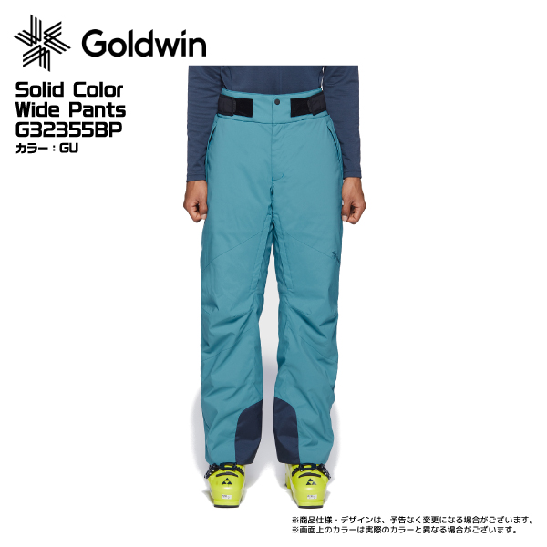 22-23 GOLDWIN（ゴールドウィン）【パンツ/早期ご予約】 Solid Color Wide Pants（スーパーカスタムサイズ）G32355BX【受注生産】｜linkfast｜03